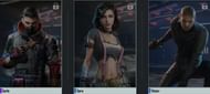 All the characters present in the game.